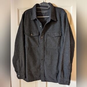 Liverpool Men's Dark Gray Shirt Jacket